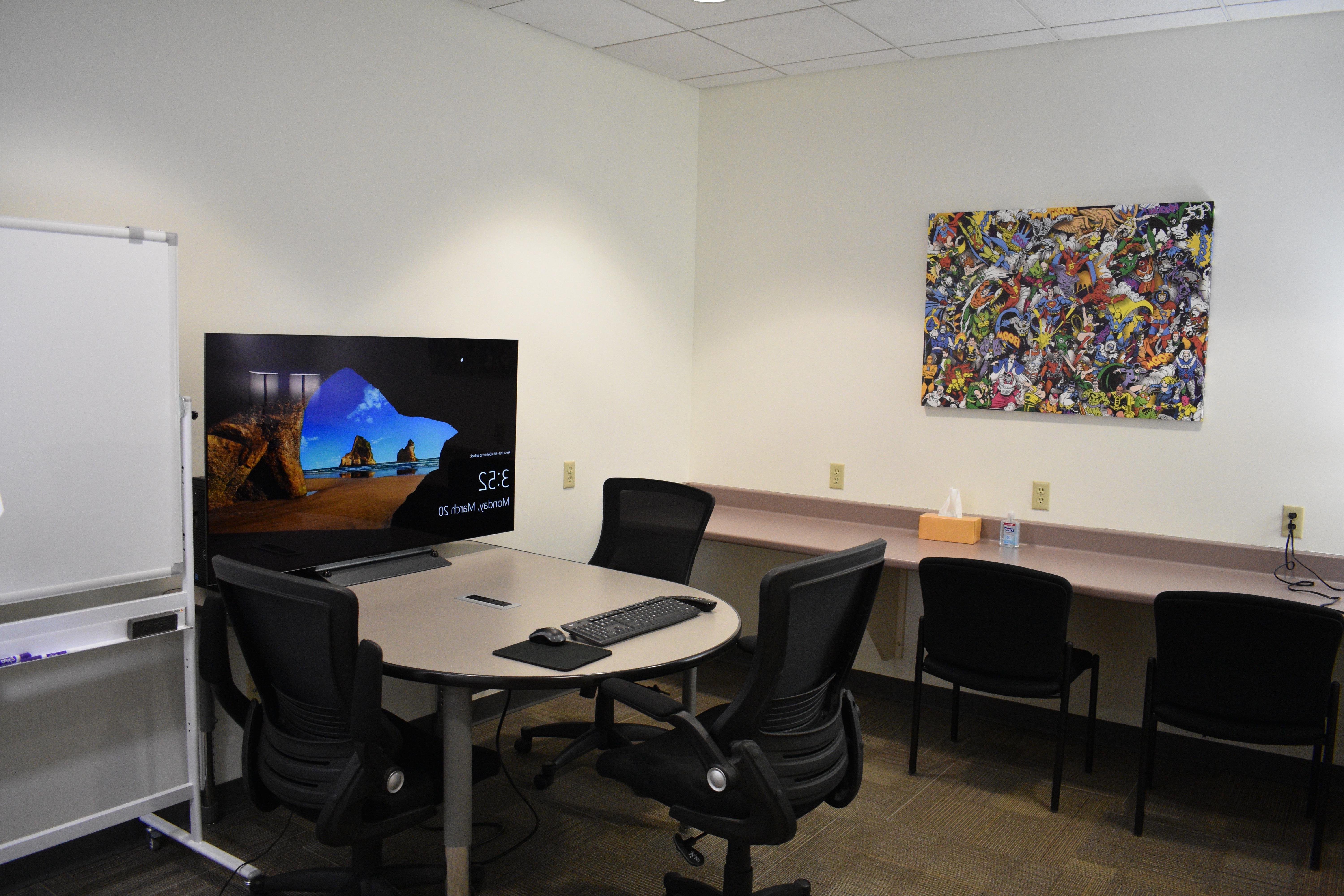 Image of students in a study room